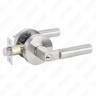 Heavy Duty Tubular Lever Door Lock Series, Zinc alloy Round Rosette Entry Door Handle Lock（B2021）