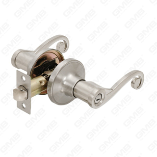 Cerradura de puerta interior de aluminio de aleación de Zinc estándar ANSI UL, cerradura de palanca de manija de seguridad comercial Tubular de servicio (8001)