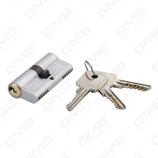 En1303 Cilindro de cerradura de puerta de latón de perfil europeo de alta seguridad con chavetero F (GMB-CY-24)