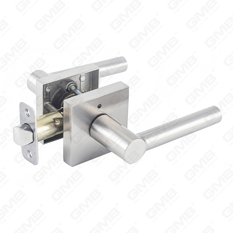 Cerradura de puerta interior de aleación de zinc/aluminio estándar ANSI UL, cerradura de palanca de manija de seguridad cilíndrica comercial tubular (9167)
