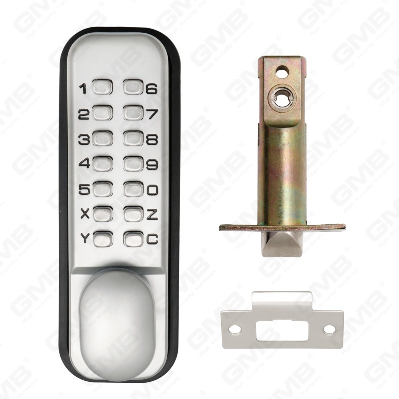 Cerradura de combinación digital inteligente de aleación de zinc Cerradura de manija de puerta con teclado de contraseña mecánica (20B)