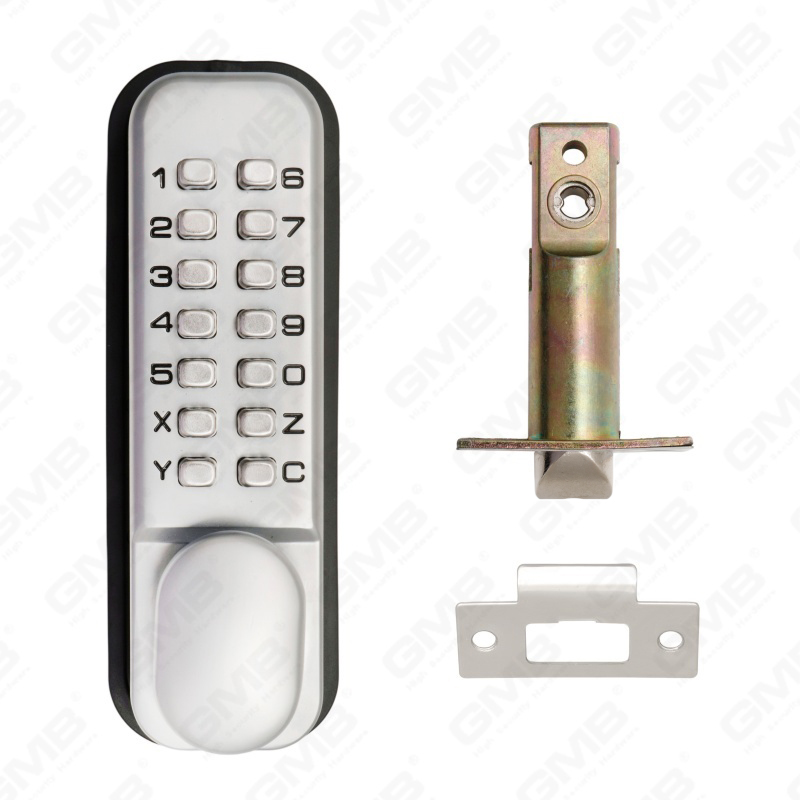 Cerradura de combinación digital inteligente de aleación de zinc Cerradura de manija de puerta con teclado de contraseña mecánica (20S)