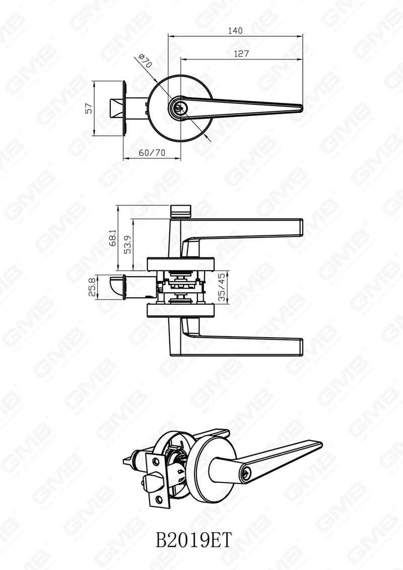 CERRADURA TUBULAR RESISTENTE 1200 LP