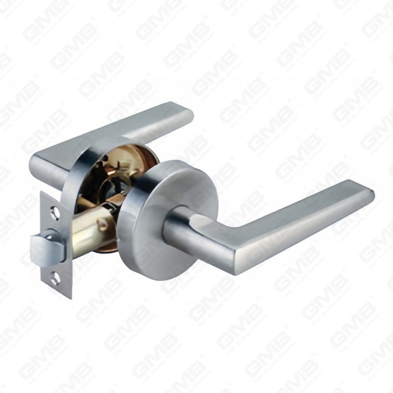 Cerradura de puerta interior de aleación de zinc/aluminio estándar ANSI UL, cerradura de palanca de manija de seguridad cilíndrica comercial tubular (9161)