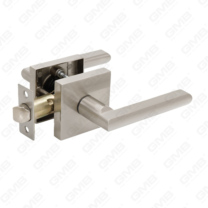 Cerradura de puerta interior de aleación de zinc/aluminio estándar ANSI UL, cerradura de palanca de manija de seguridad cilíndrica comercial tubular (9165)