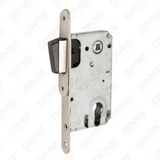 Cerradura de puerta de embutir silenciosa con embutir de seguridad, cuerpo de cerradura con orificio de cilindro de cerradura magnética (CX8550C)
