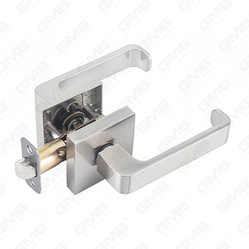 Cerradura de puerta interior de aluminio/aleación de Zinc estándar ANSI UL, cerradura de palanca de manija de seguridad cilíndrica comercial Tubular (9166)