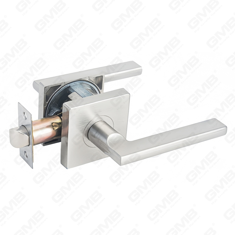 Cerradura de puerta interior de aleación de zinc/aluminio estándar ANSI UL, cerradura de palanca de manija de seguridad cilíndrica comercial tubular (9270)