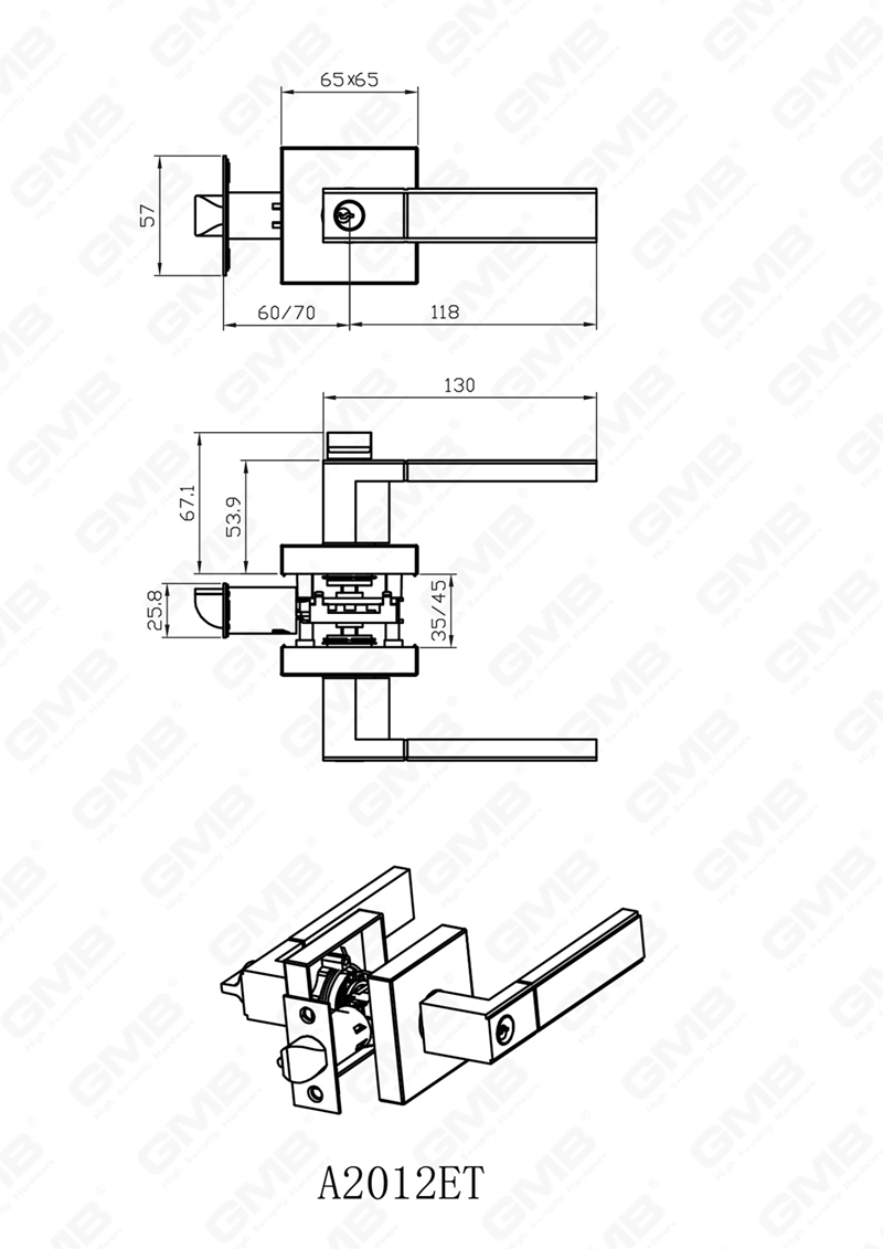 CERRADURA TUBULAR RESISTENTE 1200 LL