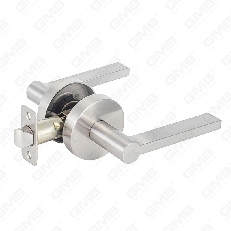 Cerradura de puerta interior de aleación de zinc/aluminio estándar ANSI UL, cerradura de palanca de manija de seguridad cilíndrica comercial tubular (9172)