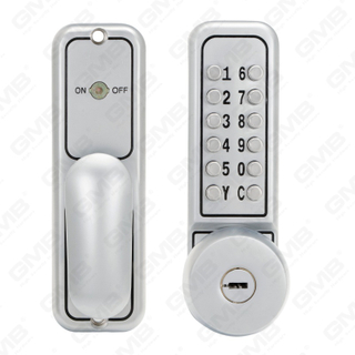 Cerradura de combinación Digital inteligente de aleación de Zinc, cerradura de manija de puerta con teclado de contraseña mecánica (209B)