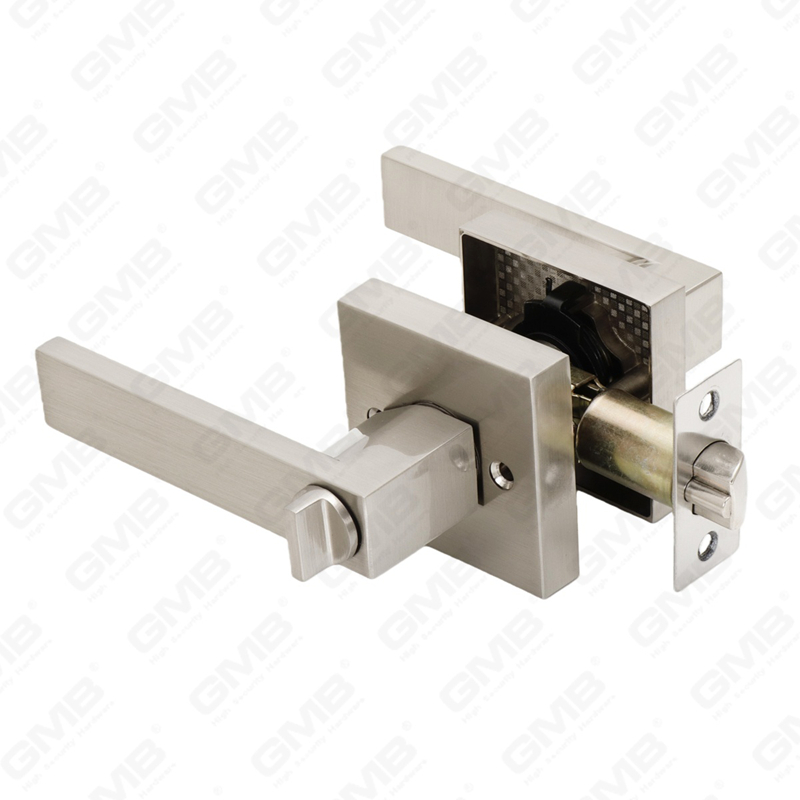 Serie de cerraduras de puerta con palanca tubular de alta resistencia, cerradura con manija de puerta de entrada cuadrada (A2001)