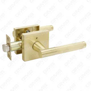 Cerradura de puerta interior de aluminio/aleación de Zinc estándar ANSI UL, cerradura de palanca de manija de seguridad cilíndrica comercial Tubular (9163X)