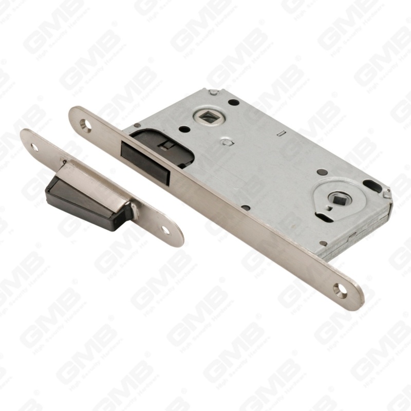 Cerradura de puerta de embutir silenciosa con embutir de seguridad, cierre magnético, cuerpo de cerradura con orificio para WC (CX9050B)