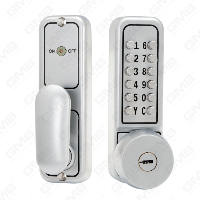 Cerradura de combinación Digital inteligente de aleación de Zinc, cerradura de manija de puerta con teclado de contraseña mecánica (209B)