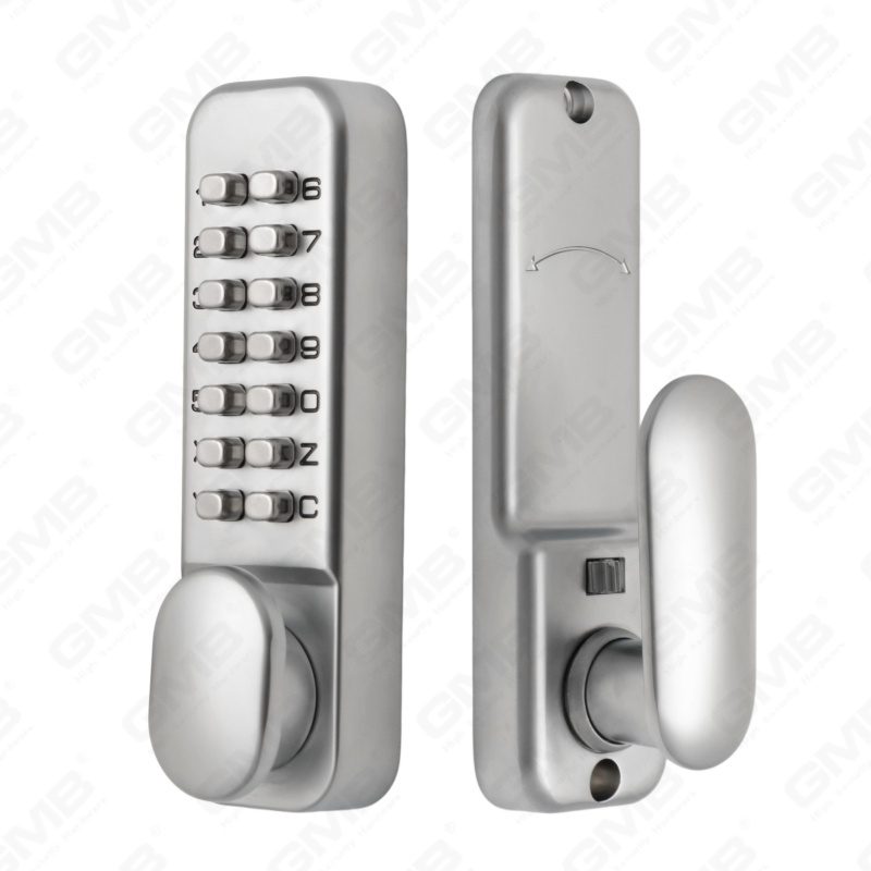 Cerradura de combinación digital inteligente de aleación de zinc Cerradura de manija de puerta con teclado de contraseña mecánica (20S)
