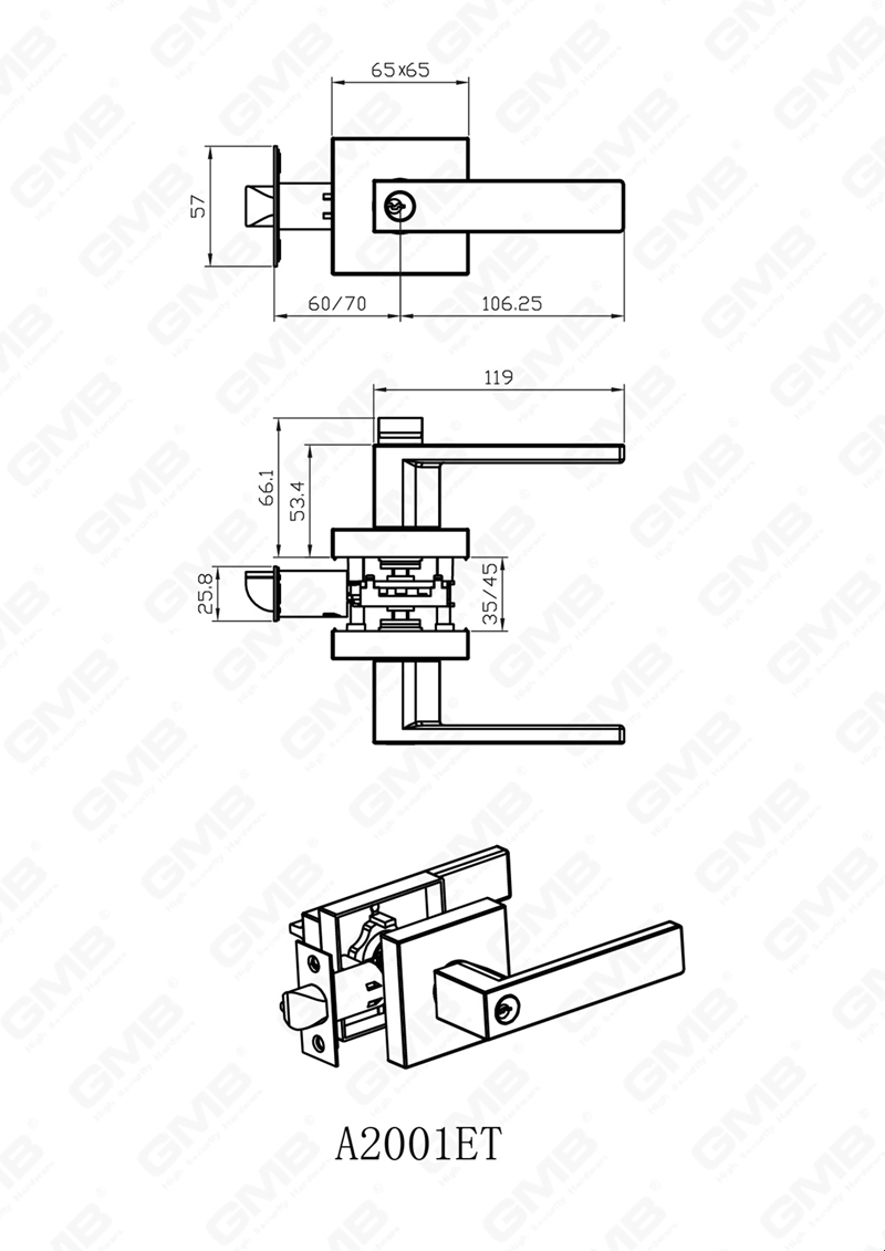 CERRADURA TUBULAR RESISTENTE 1200 LD