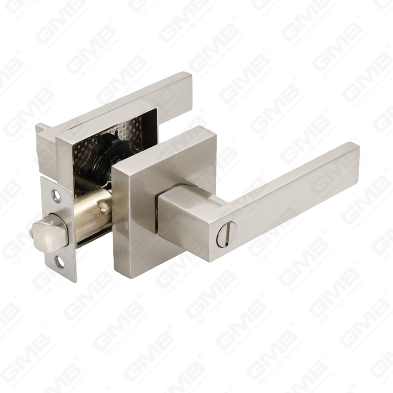 Serie de cerraduras de puerta con palanca tubular de alta resistencia, cerradura con manija de puerta de entrada cuadrada (A2001)