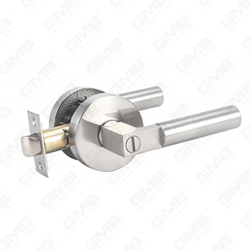 Heavy Duty Tubular Lever Door Lock Series, Zinc alloy Round Rosette Entry Door Handle Lock（B2021）