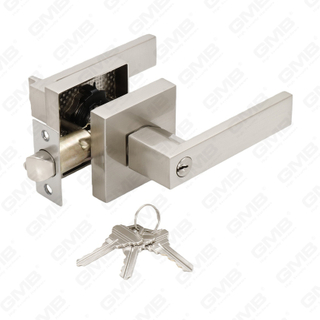Serie de cerraduras de puerta con palanca tubular de alta resistencia, cerradura con manija de puerta de entrada cuadrada (A2001)